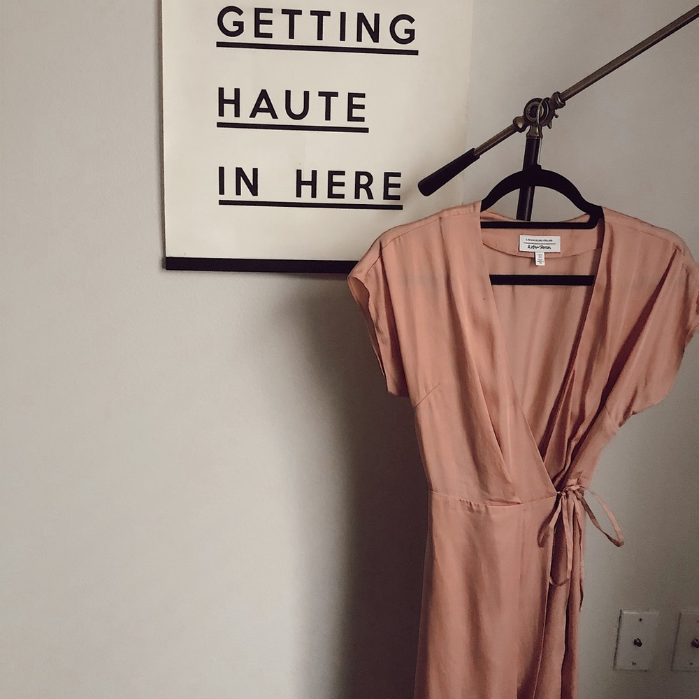 Light Pink Wrap Dress & Other Stories